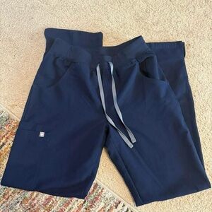 Figs Navy Blue Women's Pants and Top